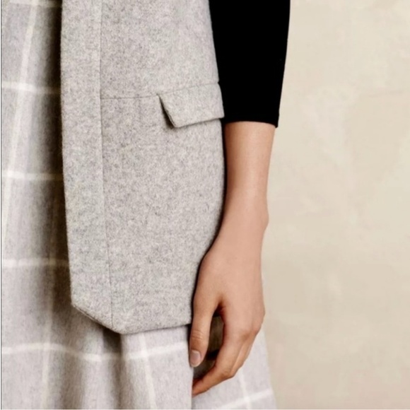 Anthropologie Elevenses wool  blend vest Sz S - Picture 2 of 7